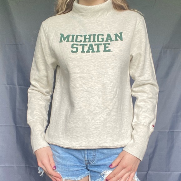 Michigan State Medium League Thick Soft Longsleeve Turtleneck Sweater - Picture 4 of 16